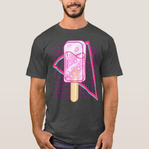 Camiseta Sakura Ice Drop Popsicle Kawaii Pop de Arte Estéti