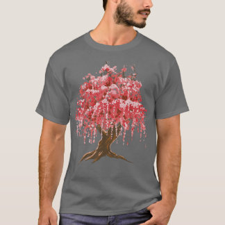 Camiseta Sakura Japanese Cherry Blossom Tree Nature Graphic