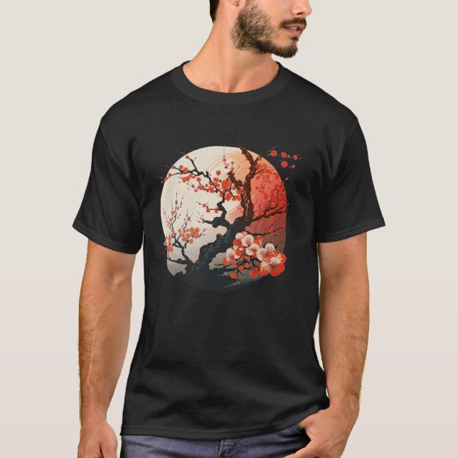 Camiseta Sakura Japão Cherry Blossom (Frente)