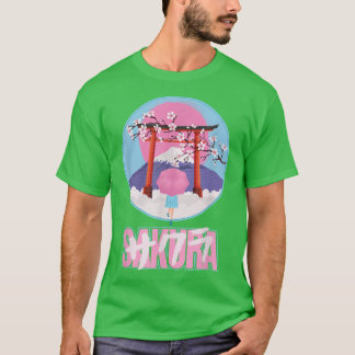 Camiseta Sakura Kawaii Anime Manga Cute Paródia Japonesa