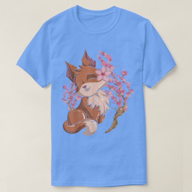 Camiseta Sakura Nature Forest Amante de os animais Chersom  (Frente do Design)