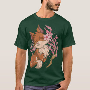 Camiseta Sakura Nature Forest Amante de os animais Chersom 