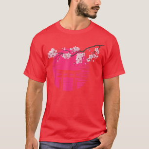 Camiseta Sakura Spring Flowers Cherry Blossom Tree Japonês