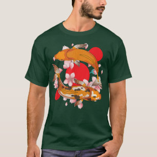 Camiseta Sakura Taisho Sanke Koi Cherry Blossom Ko