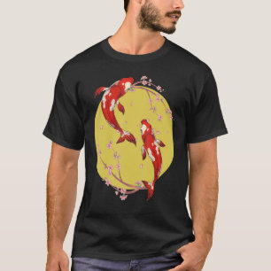 Camiseta Sakura Taisho Sanke Koi Nishikigoi Cherry Blossom