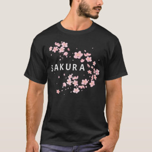 Camiseta Sakura Vintage Flor de Cerejeira Japonesa