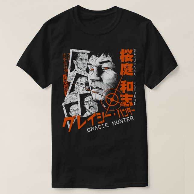 Camiseta Sakuraba, O Caçador De Gracie, Cópia Essencial Da  (Frente do Design)