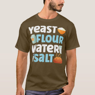 Camiseta Sal de Água da Farinha de Farinha de assar