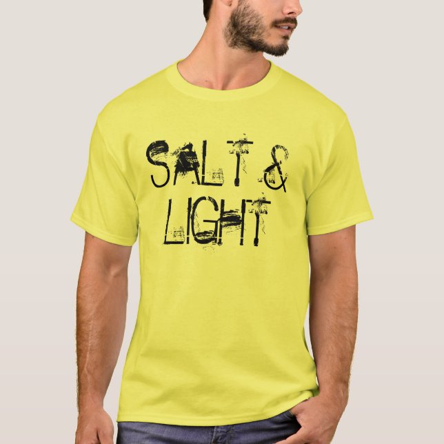 Camiseta Sal e luz (Frente)