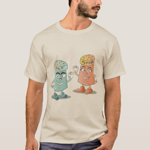 Camiseta Sal e Pimenta Mascote Vintage