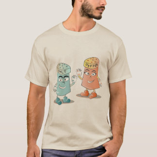Camiseta Sal e Pimenta Mascote Vintage