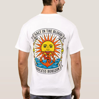 Camiseta Sal na Sangue Sol & Âncora Aventura Náutica