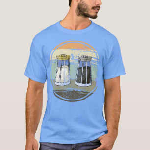 Camiseta Sal Shaker e Pepper Shaker