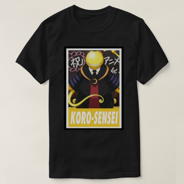 Camiseta Sala de aula de assassinato Koro Sensei Celeb (Frente do Design)