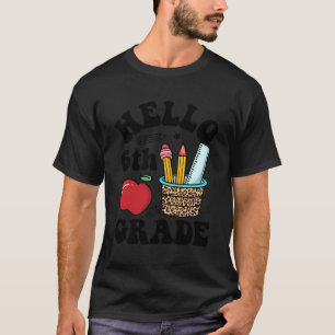 Camiseta Sala De Aula De Lápis Leopard Da Ala 6