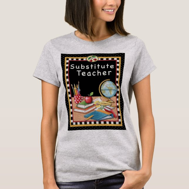 Camiseta Sala de Aula de Professores Substituto (Frente)