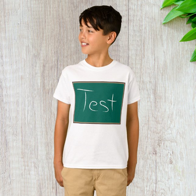 Camiseta Sala de aula do quadro de testes (Criador carregado)