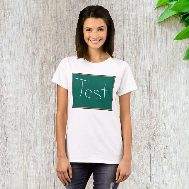 Camiseta Sala de aula do quadro de testes (Criador carregado)