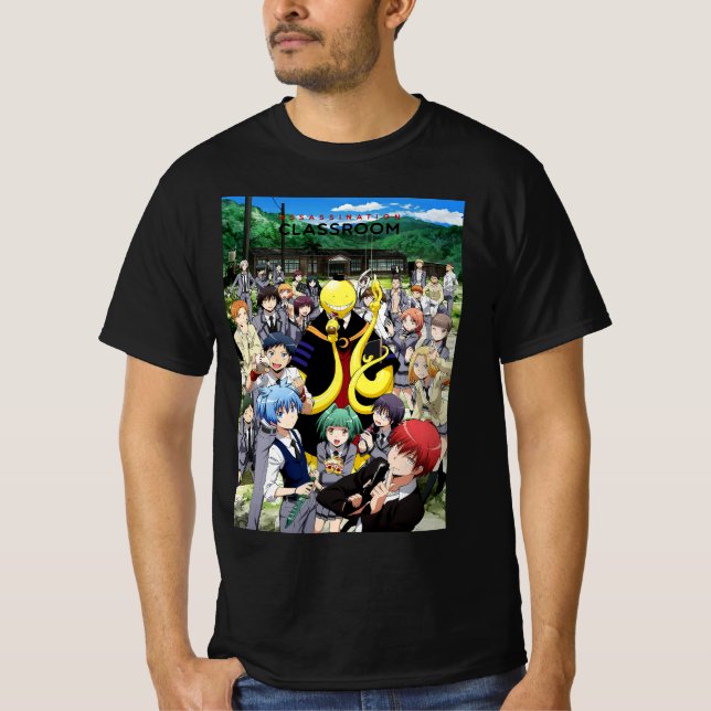 Camiseta Sala de aulas de anime de assassinato (Frente)