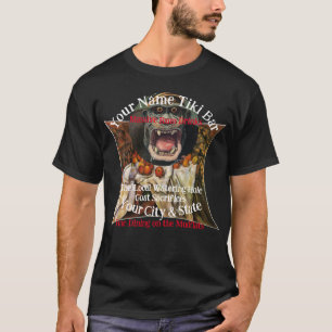 CAMISETA SALA DE BOLA TIKI BAR CASA BRANCA TRUMP BRANCO