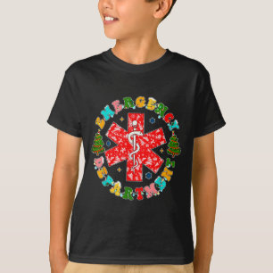 Camiseta Sala de Emergência de Natal Er Enfermeira Rn Depar