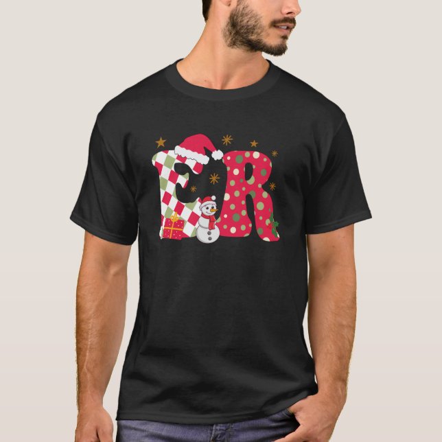 Camiseta Sala de Emergência Enfermando a Esquadra de Natal (Frente)