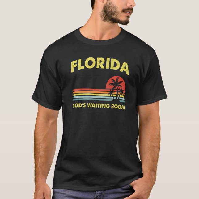 Camiseta Sala de Espera de Deus da Flórida Velho Ho (Frente)