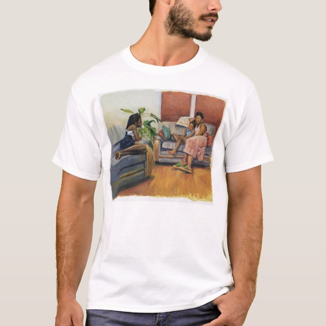 Camiseta Sala de estar 2000 da sala de visitas (Frente)