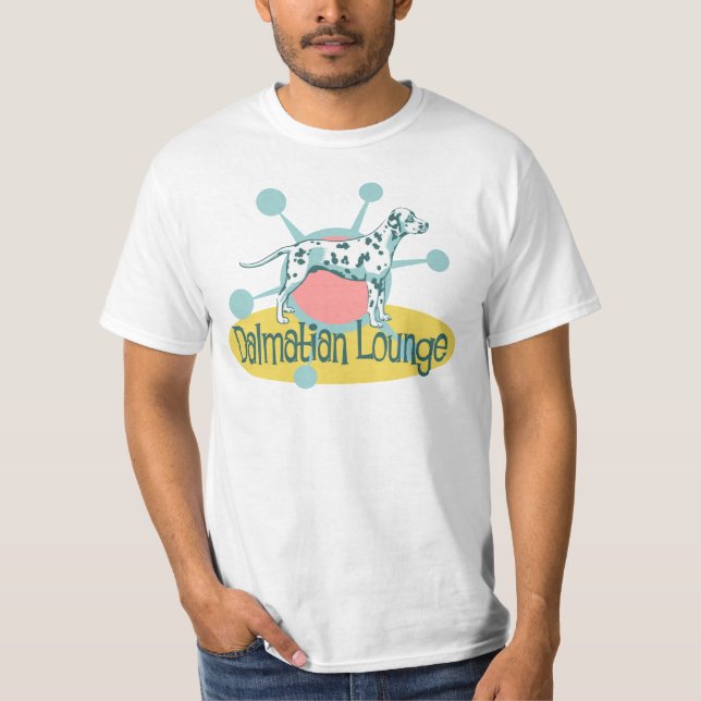 Camiseta Sala de estar Dalmatian retro (Frente)
