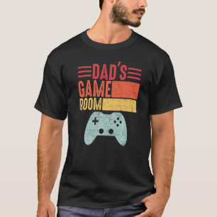 Camiseta Sala de Jogos do Papai Citação Distorcida Vintage