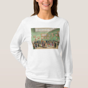 Camiseta Sala de leilão de Christie, aquatinted por J.