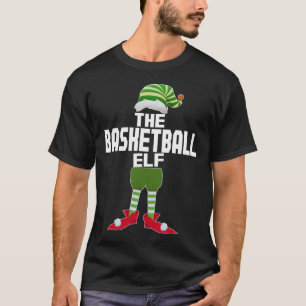 Camiseta Sala de Natal do Grupo Familiar Elf Match de Basqu