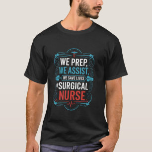 Camiseta Sala de Operações OR SICU Design de Enfermeira par