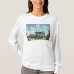 Camiseta Sala do oficial graduado no castelo francês velho