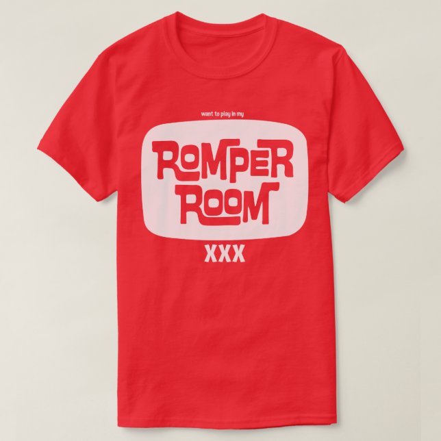 Camiseta Sala Romper para Adultos (Frente do Design)