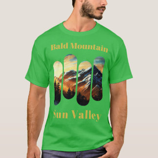 Camiseta Sala solar de esqui da montanha balançada 1