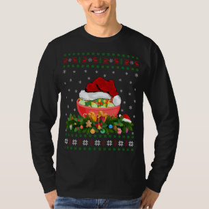 Camiseta Salad Lover Xmas Santa Hat Salgado Natal