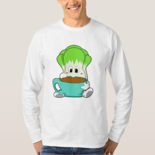Camiseta Salada com Taça de Café
