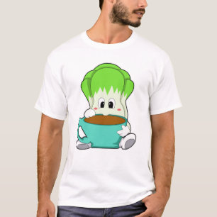 Camiseta Salada com Taça de Café