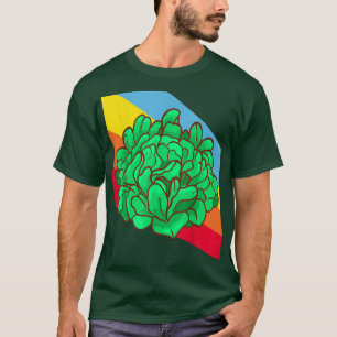 Camiseta Salada de folha de carvalho Alface de Oakleaf Vege