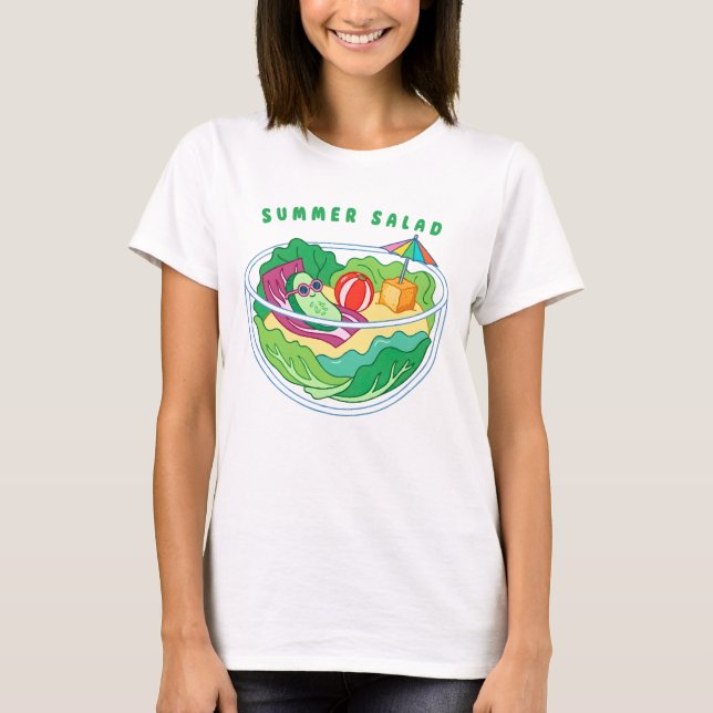 Camiseta Salada de Verão (Frente)