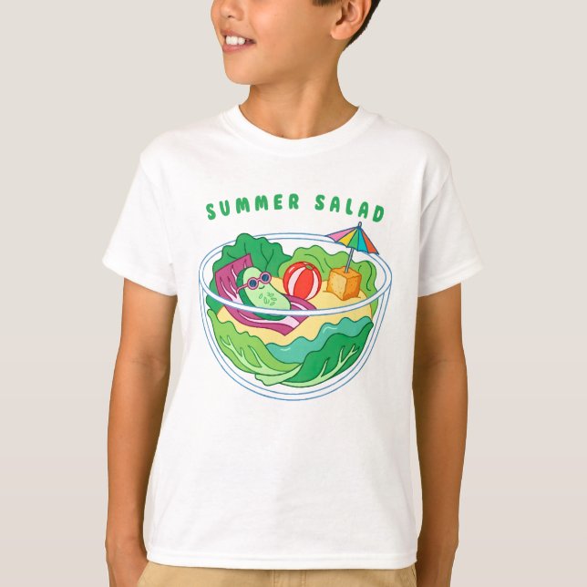 Camiseta Salada de Verão (Frente)