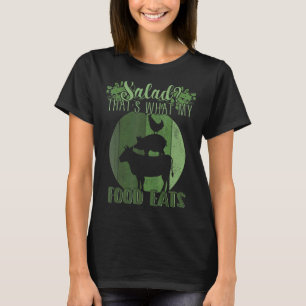 Camiseta Salada É o que minha Comida come carnívoro de carn