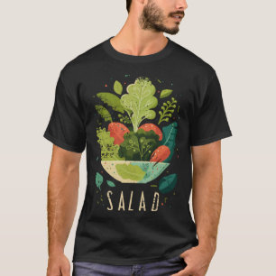 Camiseta Salada Nutricionista para Nutricionista e Vegano