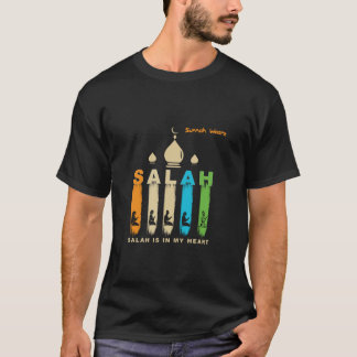 Camiseta Salah Prayer Musculoso Islâmico Leve T Shirt