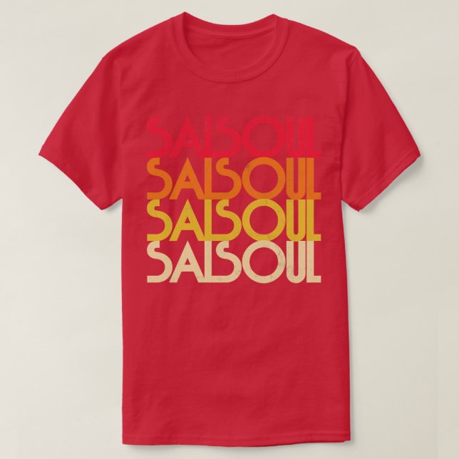 Camiseta Salalma Retro Music Fan Design (Frente do Design)