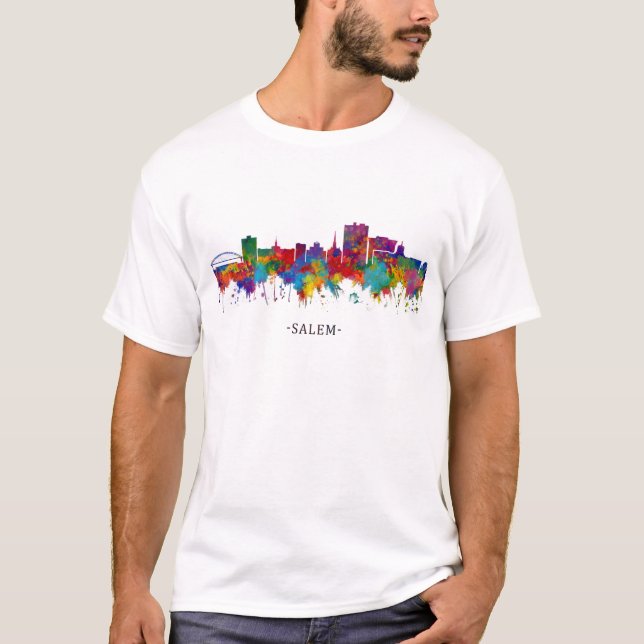 Camiseta Salamanca Espanha Skyline (Frente)
