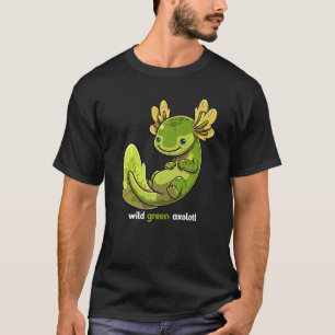 Camiseta Salamande Mexicano Melanoide Melanóide Eixo Verde