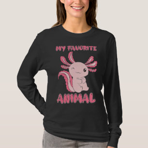 Camiseta Salamander Amante de os animais anfíbio mexicano A