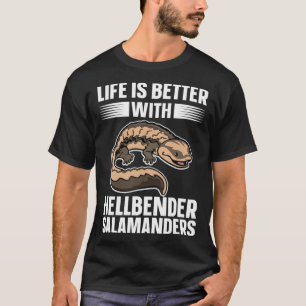 Camiseta Salamander Com Hellbender Salamander